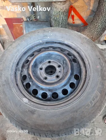 летни гуми 195/65R15 dot22 с джанти 5х110 , снимка 3 - Гуми и джанти - 47245953