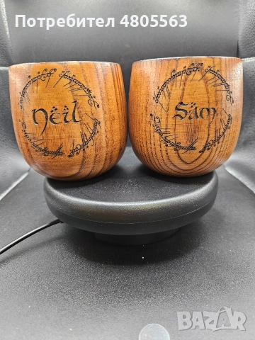 Гравирана дървена чаша. Персонализиран подарък., снимка 8 - Декорация за дома - 54302557