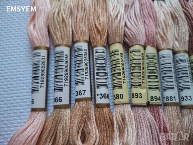 Мулине за бродерия ANCHOR ,лицеви цветове , дължина 8 м, 6 нишки, снимка 2 - Гоблени - 50780790