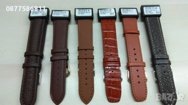 НОВА ЛУКСОЗНА ЧЕРВЕНА БОРДО КАИШКА ЗА ЧАСОВНИК ОТ ЕСТЕСТВЕНА КОЖА. ЧЕРВЕНИ БОРДО КАИШКИ ЗА ЧАСОВНИЦИ, снимка 11 - Каишки за часовници - 51612162