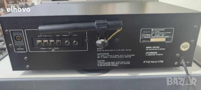 Стерео тунер Kenwood KT-400, снимка 7 - Ресийвъри, усилватели, смесителни пултове - 49644528