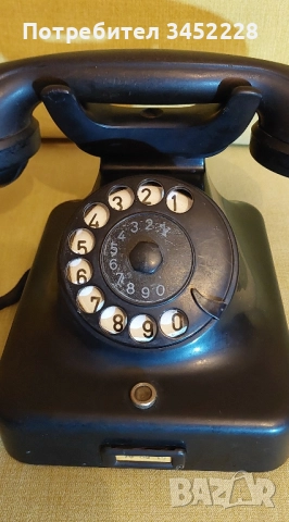 телефон винтидж бакелит SIEMENS за ценители , снимка 3 - Антикварни и старинни предмети - 51860869
