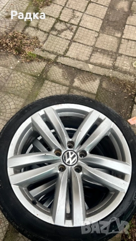 Джанти с гуми 18цола за vw, снимка 4 - Гуми и джанти - 53219941