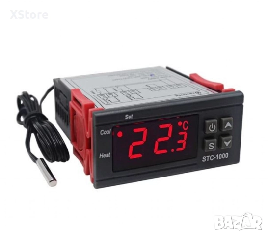 Температурен контролер STC-1000-220V, 10A с 1 сензор