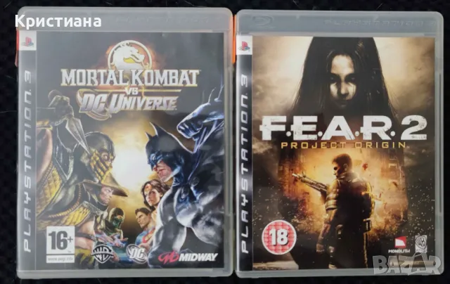 Mortal Kombat vs DC Universe, Fear 2 Project Origin за Playstation 3, снимка 1 - Игри за PlayStation - 46962818