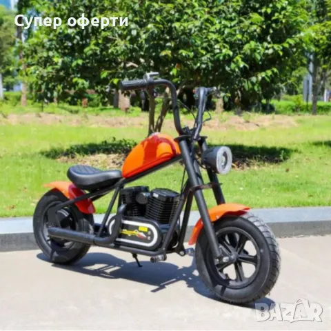 Електрически детски мотоциклет – Ретро стил и модерна технология, снимка 2 - Други - 49740917