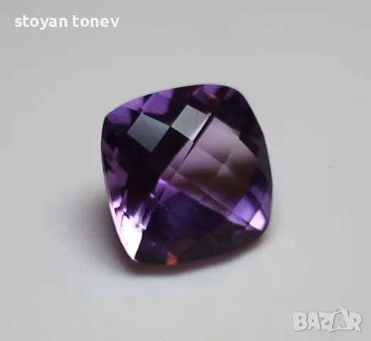 Великолепен лъскав аметист - 13кт.! Нов!, снимка 11 - Други - 49652384
