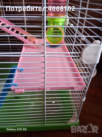 Голяма клетка за хамстери употребявана, снимка 6 - Хамстери - 52649981