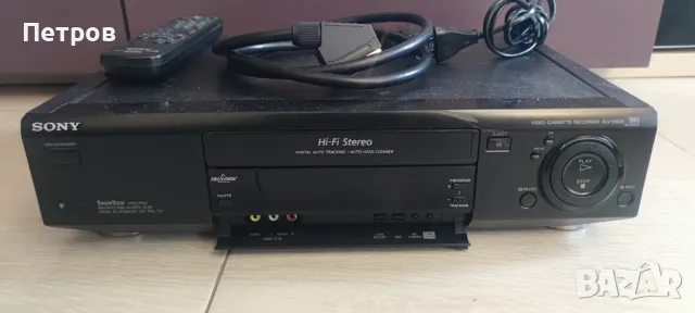 Видео SONY VHS , снимка 2 - Плейъри, домашно кино, прожектори - 48944120