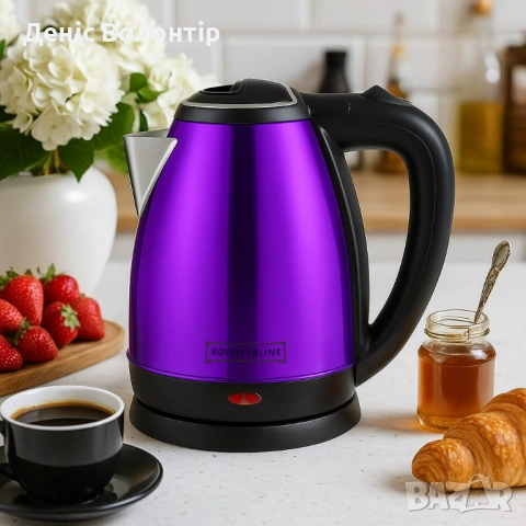 Електрическа кана Royalty Line RL-SSK1.7L, 1500W, снимка 2 - Кани - 52435874