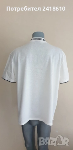 Еmporio Armani Zip Pique Pima Cotton Slim Fit Mens Size 3XL НОВО! ОРИГИНАЛ Мъжка Тениска!, снимка 12 - Тениски - 53925299