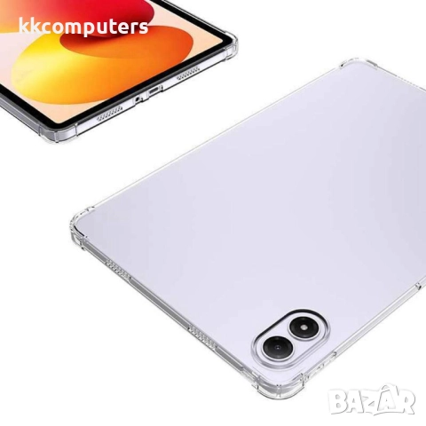 Защитен TPU калъф за Xiaomi Redmi Pad 2 Pro- 4-ъглова защита, Вкл. Протектор, Прозрачен, снимка 4 - Калъфи, кейсове - 52420258