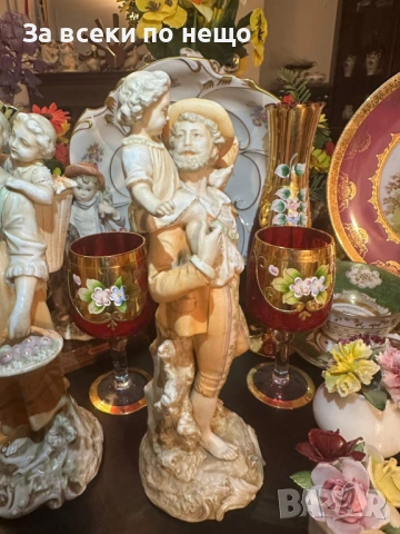 Volkstedt Germany  Richard Eckert & Co. Circa 1894 - “Семейството” Код P2012, снимка 5 - Декорация за дома - 53936745