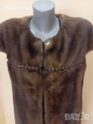 Жилетка от норка , снимка 8 - Палта, манта - 53735966