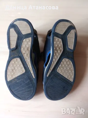 Сини сандали за момче номер 36 стелка 22 см, снимка 5 - Детски сандали и чехли - 50440417