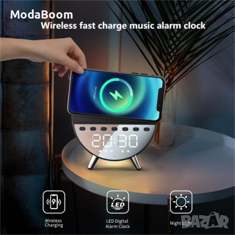 Sunrise  5-IN-1 APPLE MOBILE PHONE WIRELESS CHARGER, снимка 6 - Друга електроника - 45582496