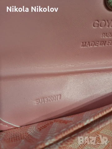 Goyard Sakura Rose Pink Wallet, снимка 4 - Портфейли, портмонета - 51228204