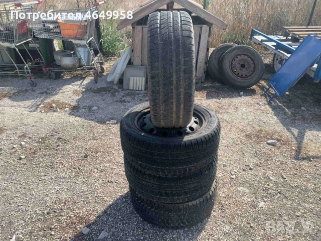 Джанти със гуми за Сеат Ибиза .Шкода,WV 195/50 15ц зимни, снимка 3 - Гуми и джанти - 52441797
