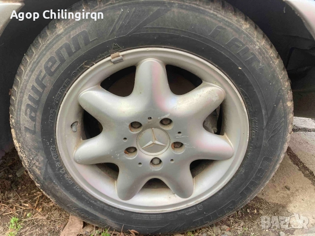 джанти с гуми за мерцедес 5х112, снимка 2 - Гуми и джанти - 53075931