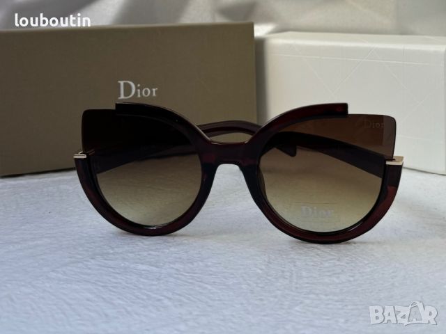 Dior дамски слънчеви очила котка, снимка 6 - Слънчеви и диоптрични очила - 45162681