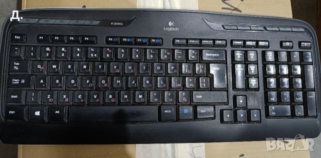 Клавиатура Logitech K330, снимка 1 - Клавиатури и мишки - 45285330