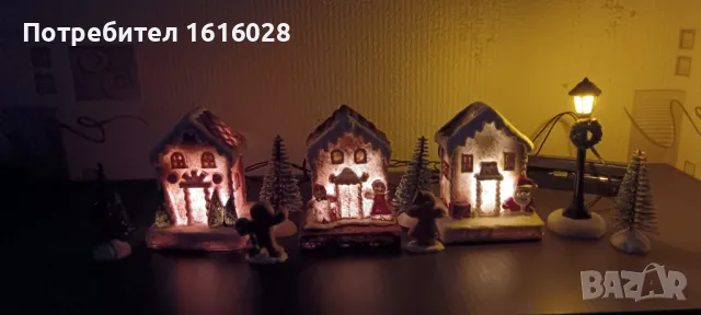 LED светещи къщи - улицата на  Gingerbread. MAGIC VILLAGE., снимка 16 - Декорация за дома - 47817261