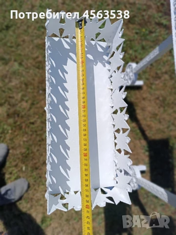 Цветарник метален, снимка 9 - Други - 51354356