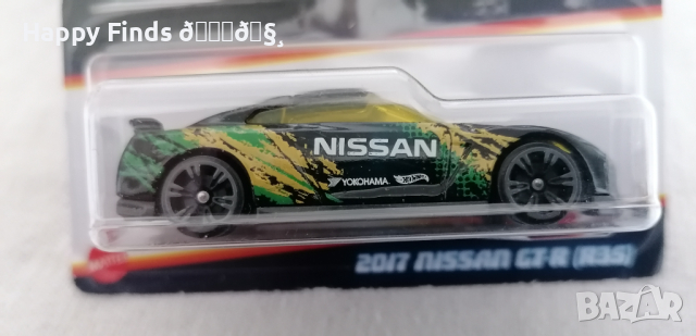 💕🧸Hot Wheels 2017 Nissan GT_R R35 NEON SPEEDERS