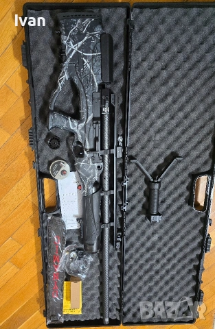 Hatsan Bully Long 6,35 PCP въздушна пушка, снимка 8 - Въздушно оръжие - 53624913