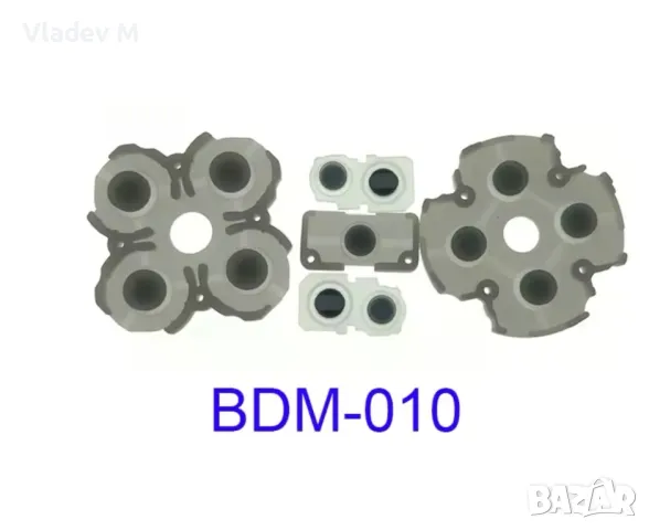 Контактни подложки гумички за controller PS5, снимка 2 - Аксесоари - 49997125
