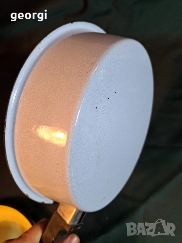 български емайлиран тиган 29/6, снимка 4 - Съдове за готвене - 52809087