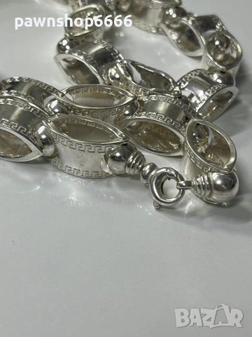 Сребърен ланец проба 925 тегло 57.93 грама , снимка 4 - Колиета, медальони, синджири - 53188114
