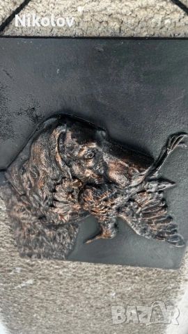 Релефна метална картина, снимка 2 - Антикварни и старинни предмети - 54180182