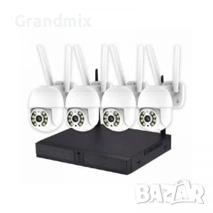 Комплект 4 камери 5G 4K ULTRA HD+DVR, снимка 4 - Комплекти за видеонаблюдение - 53492354