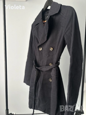 Черен шлифер НМ, снимка 2 - Палта, манта - 53178369