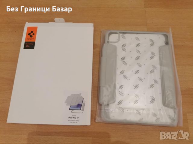 Нов калъф кейс Spigen AirSkin Pro за iPad Pro 11" (2024) Прозрачен Гръб, снимка 8 - Аксесоари за Apple - 46607133