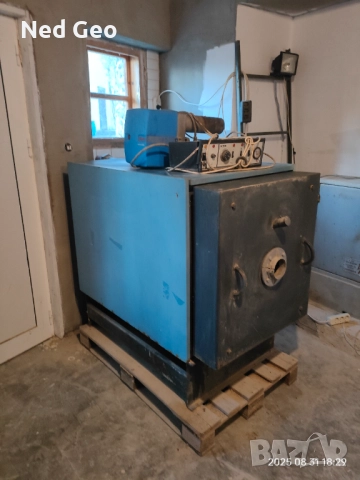 Продавам нафтов котел с горелка , снимка 1