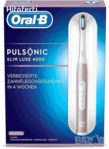 Електрическа звукова четка за зъби Oral-B Pulsonic, снимка 4 - Други - 54183405