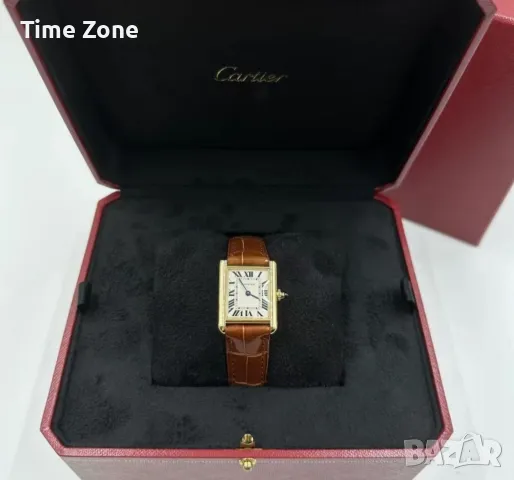 Cartier Tank Louis Cartier 30mm x 22mm Yellow Gold Дамски Различни Варианти, снимка 3 - Дамски - 47990526