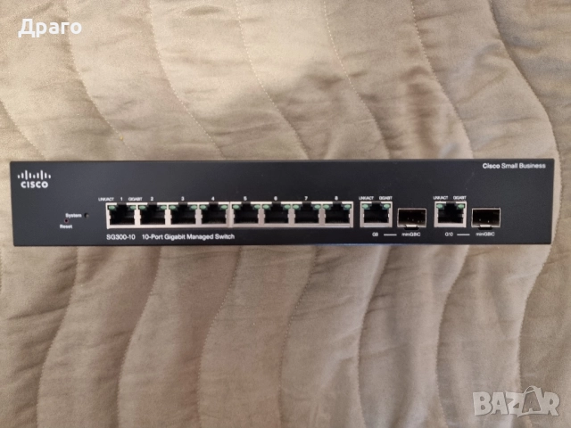 Cisco SG 300-10 / Switch, снимка 2 - Суичове - 51536802