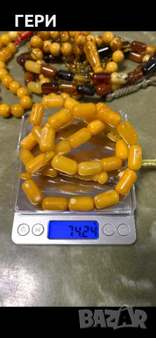 Броеница балтийски кехлибар, снимка 2 - Други ценни предмети - 52726767