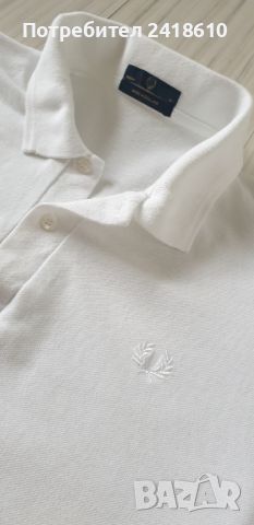 Fred Perry Pique Cotton Made In England Mens Size M /L ОРИГИНАЛ! Мъжка Тениска!, снимка 1 - Тениски - 45573192