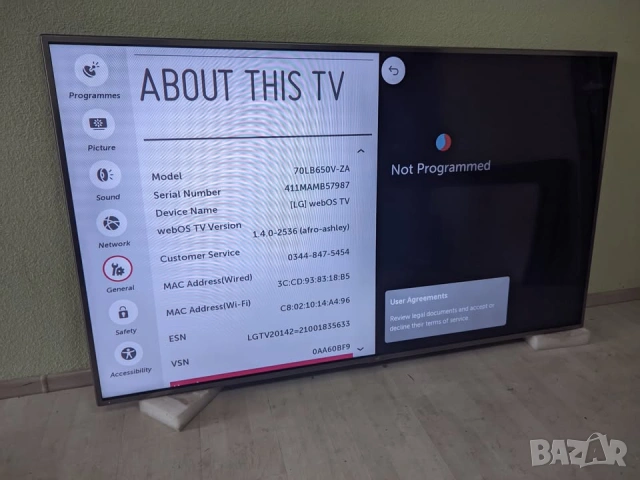 LG 70LB650V, снимка 2 - Телевизори - 53063112