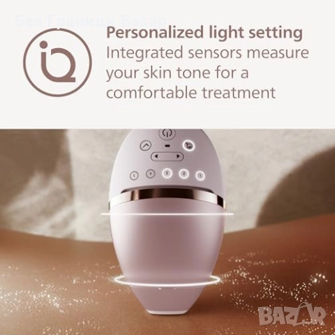 Нов Philips Lumea 9900 IPL уред за трайно премахване на косми фотоепилатор BRI953/02, снимка 6 - Епилатори - 51681684