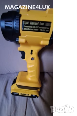 Мощен акумулаторен вентилатор Violent Fan F018 – 110,000 RPM, снимка 5 - Други инструменти - 51681266
