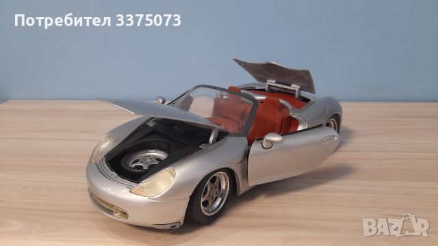 Porsche boxster 1:18 Maisto , снимка 5 - Колекции - 46624651