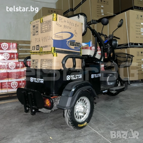 Електрическа триколка TS-750++ CARGO 60V 2000W Нов модел 2025 със задно предаване с диференциал и ал, снимка 6 - Мотоциклети и мототехника - 52407266