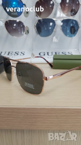 GUESS мъжки слънчеви очила GOLD, снимка 2 - Слънчеви и диоптрични очила - 51788397