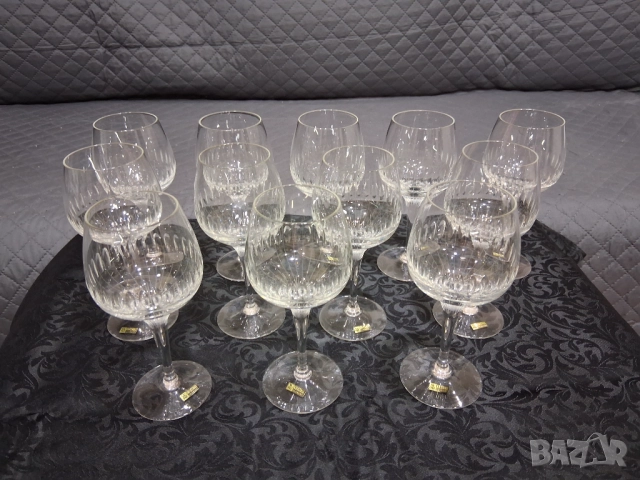 Комплект 12 чаши немски кристал WMF
