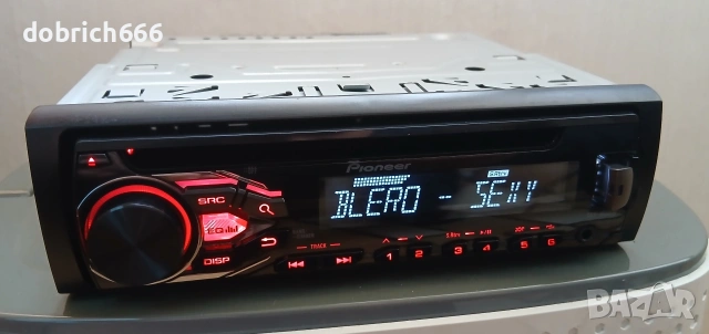 CD USB Pioneer DEH-1800UB радио за кола диск флашка аукс 4x50W 